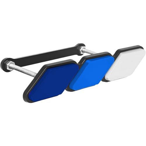 Griglia Del Cofano Anteriore, Griglia Del Cofano Anteriore A Tre Colori Distintivo Della, Distintivo Della Decalcomania Adesivo Emblema, Per La Decorazione Dell'Auto, multicolore