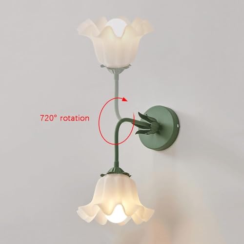 Applique murale orientable E27 verte pour éclairer sans encombrer la table de chevet - 8