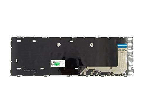 KBR Replacement Keyboard Compatible with Lenovo IdeaPad 110-15ISK 110-17ACL 110-17IKB 110-17ISK Laptop PK131NTA00 V155420AS1 with Frame Without Backlight US Layout - Thumbnail 2