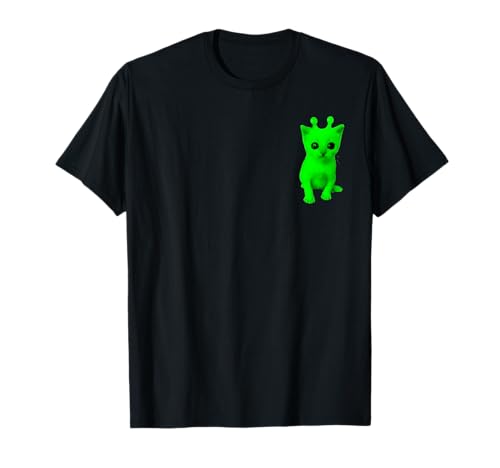 Glerp Glorp Divertido Alien Gato Goofy Ahh Meme Camiseta