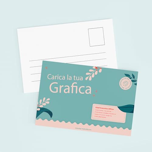 ✔ Stampa professionale con controllo grafico - Ogni file viene verificato prima della produzione per assicurare un risultato corretto, professionale e senza sorprese.