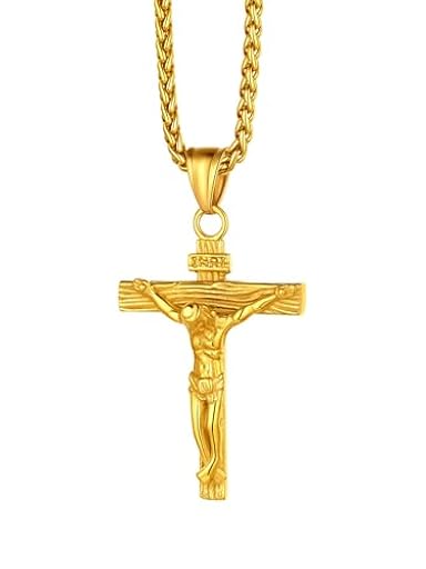Richsteel Hip Hop Dorada Cruz Cadena Hombre Oro enchapado Colgantes Cruces Crucifijo de Jesucristo | Ya disponible en tu tienda friki favorita! En mundofriki.es! Richsteel Hip Hop Dorada Cruz Cadena Hombre Oro enchapado Colgantes Cruces Crucifijo de Jesucristo | Ya disponible en tu tienda friki favorita! En mundofriki.es!