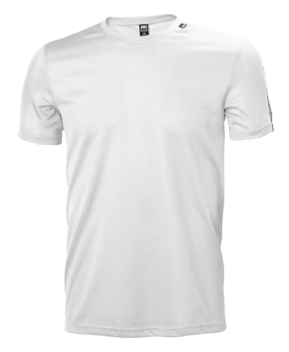Helly Hansen Hombres Camiseta HH LIFA, Blanco, L
