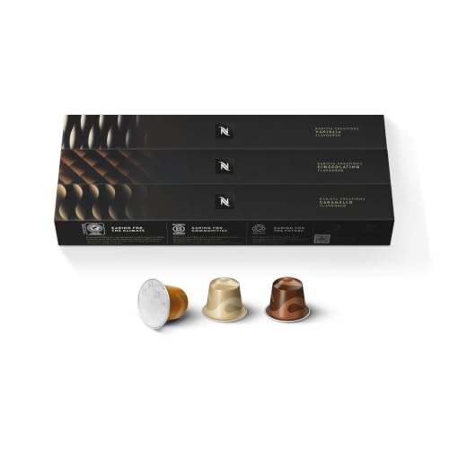 Nespresso Original, Barista Flavor Pack, Medium Roast, 30-Count Coffee Pods