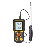 Anemómetro Digital de HT-9830, velocidad del viento profesional con probador temperatura, interfaz USB 0~25 m/s, anemómetro, Sensor