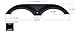 ICON 14183 Tandem Axle Fender Skirt FS4183 for Forest River - Black