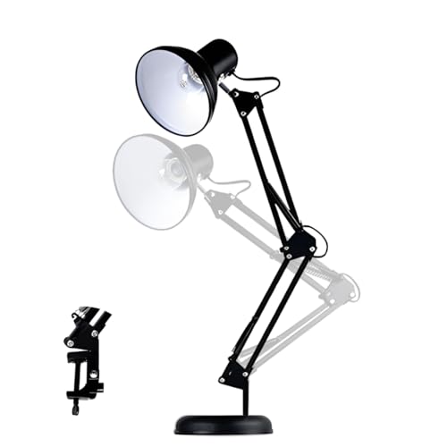 Luminária de Mesa Articulável Bivolt Com Dois Tipos de Base Multi...