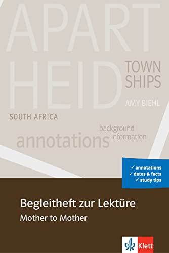 Begleitheft zur Lektüre Mother to Mother: Schülerbegleitheft