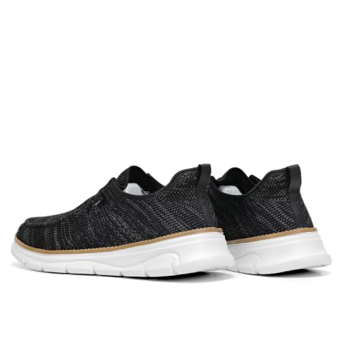 Image of Mens Slip-on Loafers Comfortable Boat Shoes Casual Walking Sneakers Mesh Business Oxfords Work Lightweight Soft Sole