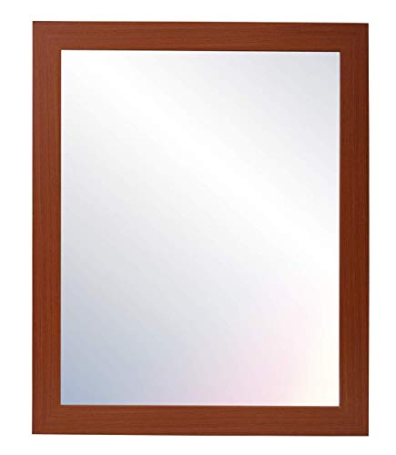 Chely Intermarket, Espejo de Pared Cuerpo Entero 30x40cm (Marco Exterior 37x47cm) (Marrón) MOD-128 | Forma Rectangular | Decoración de salón, Dormitorio | Acabado Elegante (128-30x40-1,40)