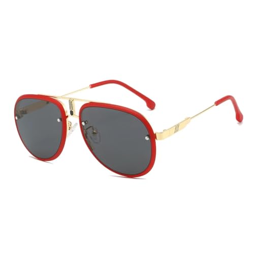 Lunettes de soleil double pont tendance homme femme pour conduite extérieur UV400