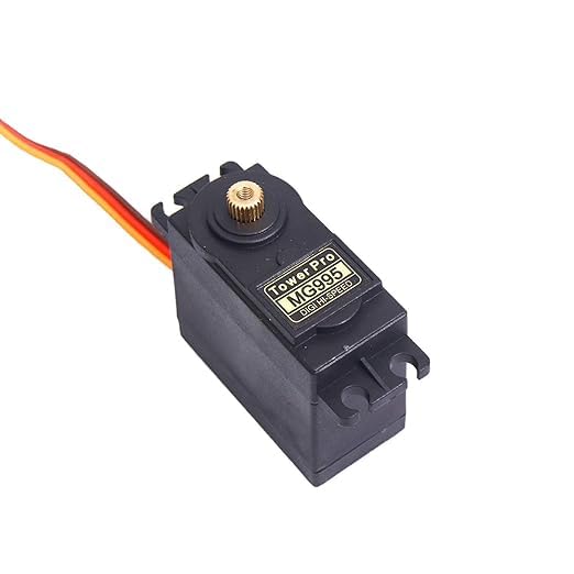 Image of Metal Gear Servo Motor MG995-180º with Arm Horn for RC Helicopter Car Boat Robot