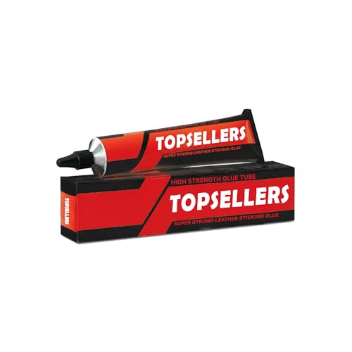 Image of TOPSELLERS Leather Repair Patch with Extra Strong 5 Glue Tube - Premium Self-Adhesive Leather for Sofas, Car-Bike Seats, Chairs, and More - High Durability and Proven Repair Solution (BLACK-5)