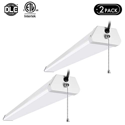 LIGHTDOT 4FT LED Shop Light- 5500Lm 5000K Daylight, Large Luminous Area Coverage Garage