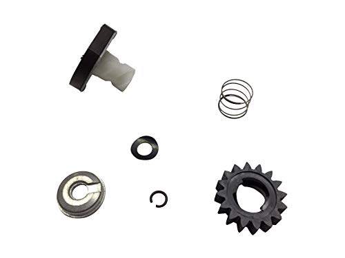 ENGINERUN 696541 Starter Drive Gear Repair Kit Assembly 16 Teeth Compatible with Briggs and Stratton 497606 696541 Replacement Parts Ref Rotary 9854 Stens 435-859