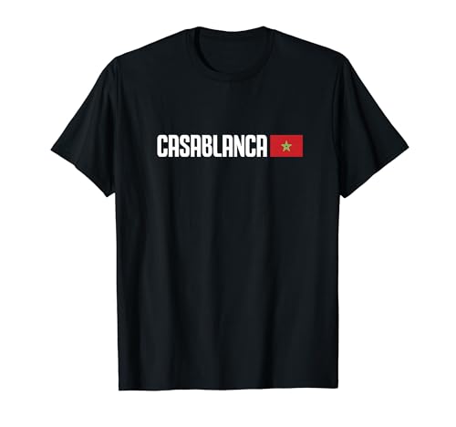 Vintage Casablanca Morocco shirt - Moroccan Flag Casablanca T-Shirt