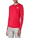 Under Armour Women's HeatGear Compression Long-Sleeve T-Shirt , Red (600)/White , Medium