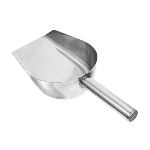 DOITOOL Pala de Acero Inoxidable para Hielo y Harina Pala Multiusos para Cocina y Supermercado Capacidad para Granos y Alimentos