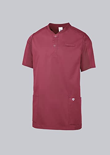 BP 1739-435-0182-3XL Unisex Comfort-Tunika, 1/2 Ärmel, Piqué-Einsätze und Arm-Lift-System, 180,00 g/m² Stoffmischung, Brombeere, 3XL
