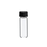 1 Dram Clear Glass Vial - Screw Cap (Pack of 144)