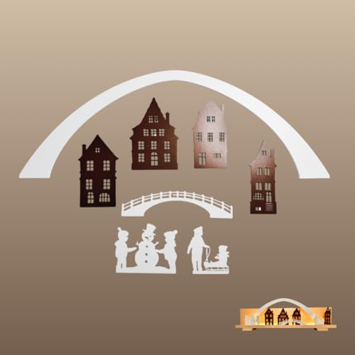 weigla - Figurenset 8 TLG. original Erzgebirge I Motiv Aldstadt...