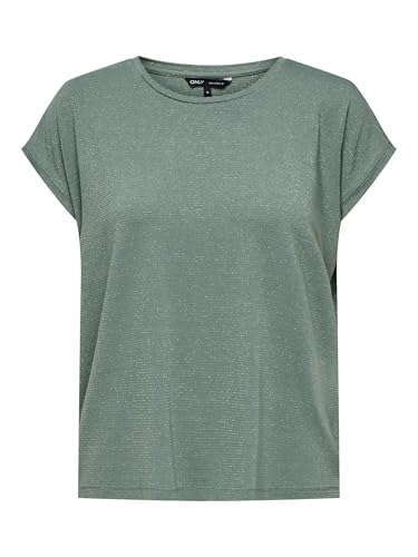 ONLY Onlclaudia S/S Glitter Stripe Top JRS – Ansicht 1