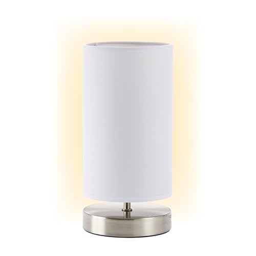 Lampada BRILLIANT Lampada da tavolo Clarie ferro/bianco | 1x D45, E14, 40W, adatto per proiettori a caduta (non inclusi) | Scala da A ++ a E | Con interruttore a cavo