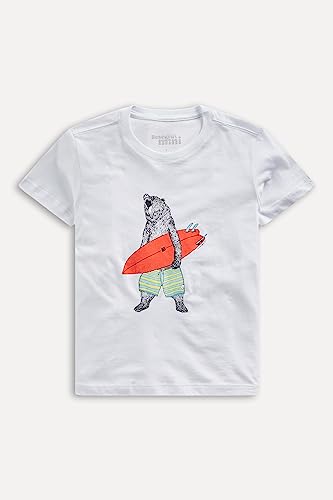 Camiseta Infantil Surf Bear Conforto Reserva Mini BRANCO 06
