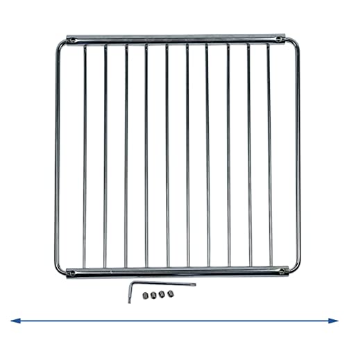 Grille de four extensible et extensible 230-400x230mm Chromé