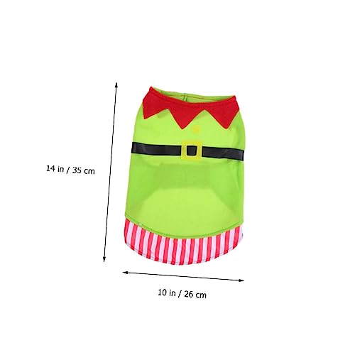 FRCOLOR Disfraz Navidad para Perro 1 Set Vestido miniatura 7
