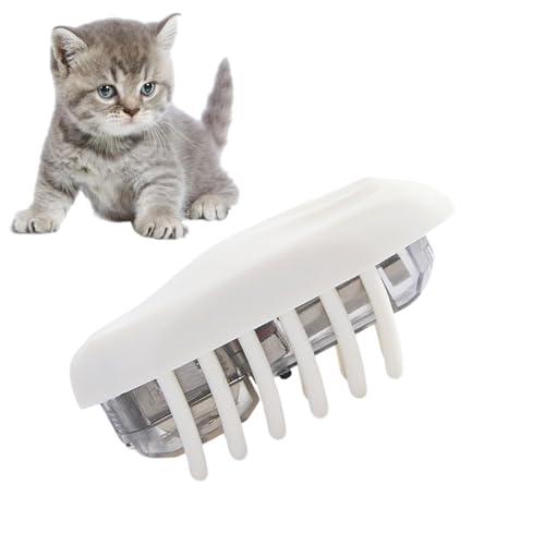 猫用インタラクティブおもちゃ | 自動タッチセンサー式 キャットトイ,子猫向けインタラクティブ獲物狩猟ゲーム 室内運動と床遊びによるアパート生活の退屈解消のため