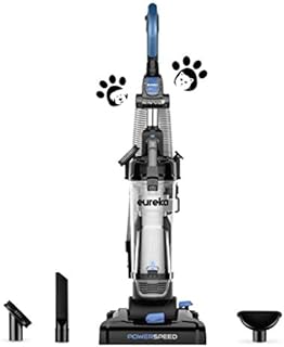 Eureka PowerSpeed Bagless Upright Vacuum Cleaner, Pet Turbo, Black
