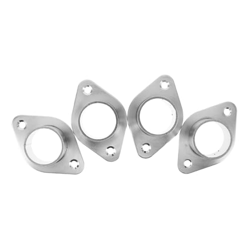 BESTYASH Supporti per Aste per Armadio in Acciaio Resistente 4 Pezzi Flangia a Base Sicura Staffe per Montaggio a Parete per Armadi Grandi Accessori Robusti per Appendere Abiti in Camera