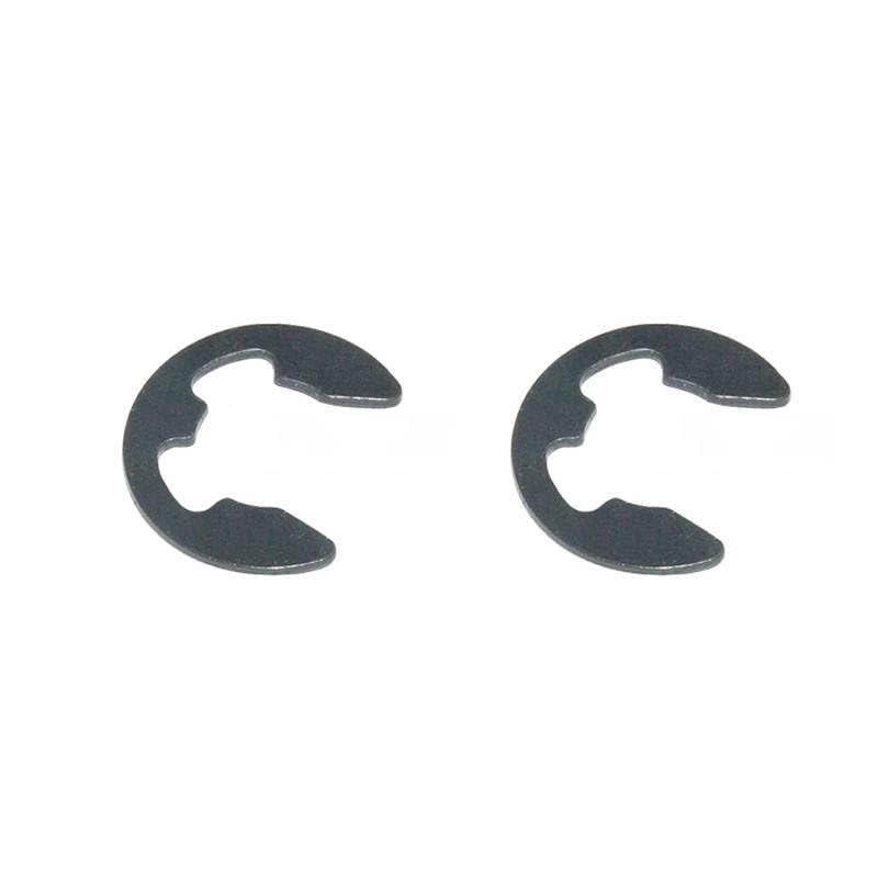 100pcs/lot Open Split Washer M6 E-Type Circlip Buckle Carbon Steel Snap Retaining Washer