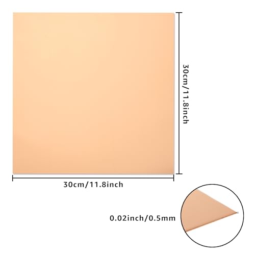 0.5mm Thick Copper Sheet Pack