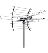 Yeceny YC-3942D Amplified Digital HD TV Antenna – 360° Rotation Attic/Outdoor Antenna with Wirele...