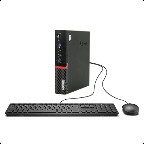 Image of Lenovo ThinkCentre M900 Tiny Desktop Micro Tower PC (Intel Core i5-6500T Upto -3.1 GHz, 16 GB Ram, 256 GB SSD, USB 3.0, WiFi) Windows 10 Pro (Renewed) €¦