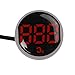22mm Round Digital Thermometer with LED Display for Industrial Temperature Monitoring — DC5V/12V/24V/48V Input, Compact Control Cabinet Hygrometer(DC5-12V)