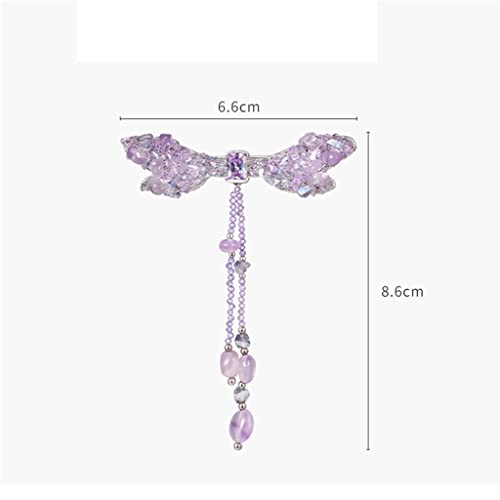 Broche Papillon en perles faites main pour robe et manteau - 4