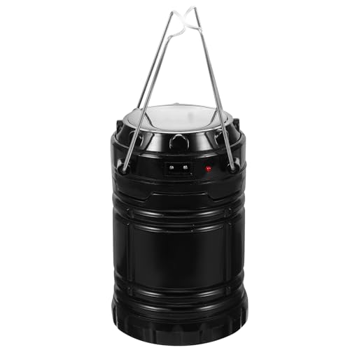 SOLUSTRE Solar Campinglampe Tragbar mit Solarzellen Wiederaufladbare Zeltleuchte Leichte Outdoor Campingleuchte für Camping und Notbeleuchtung Zufällige Farbe Zufällige Farbe
