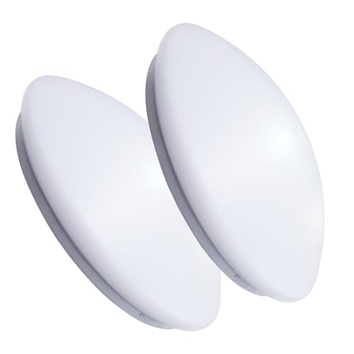 LED ATOMANT Pack 2x Plafon LED Techo Redondo, Panel Superficie 380mm 36W, CCT (Selector de Color Blanco Calido, Neutro y Frio), Lampara Techo 3600LM, Para dormitorio, Baño, Sala, Driver incluido