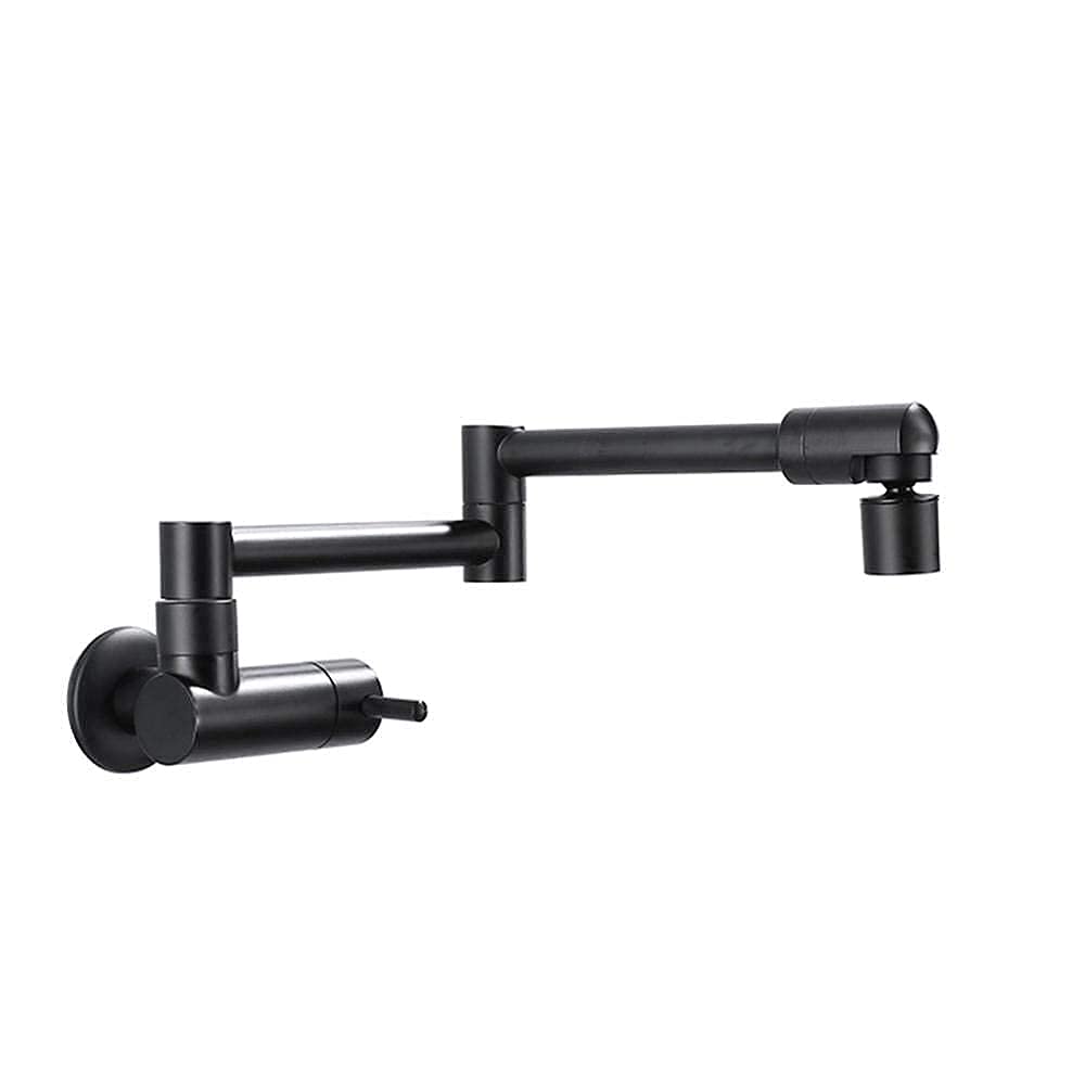 Robinet d'eau froide en laiton universel pour remplisseur de casseroles de cuisine Nero