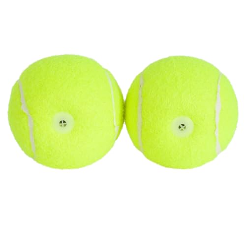 Image of Hyper Pet Squeaks! Tennis Balls Dog Fetch Toys, Medium 2.5 Inch, Pack of 2