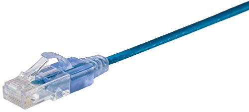 Monoprice Cat6A Ethernet Patch Cable - 5 Feet - Blue, 5' - Image 2
