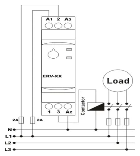 Relé de retardo de apagado electrónico ajustable ERV-60M 110VAC 24DC 7