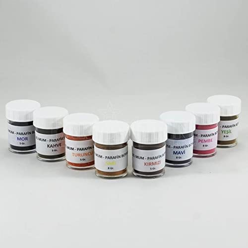 PARTİ VİTRİNİ Yeşil Renk Jel Mum Ve Parafin Toz Boyası 5 Gr