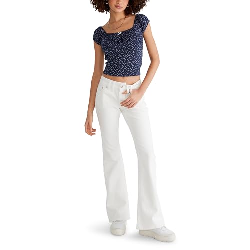 AEROPOSTALE Women's LR Flare White, Bleach