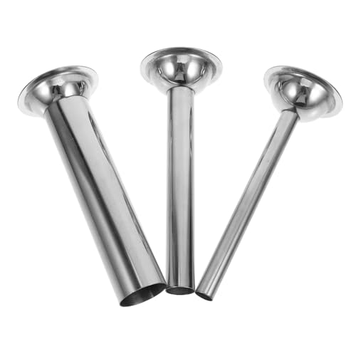 Cabilock Stainless Steel Sausage Stuffer Kit Sausage Filler Tube Meat Grinder Accessory Size 5