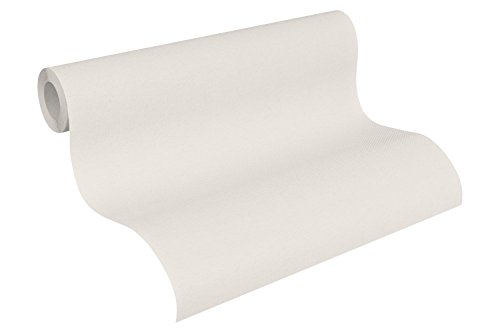 A.S. Création papel pintado de tejido-no-tejido Elegance 3 crema blanco 10,05 m x 0,53 m 304863