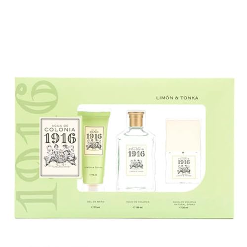 1916 - Limón & Tonka, Agua de Colonia, Estuche de Regalo Mujer y...